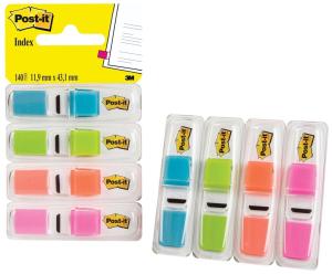Post-It INDEX ONGLETS P-I ÉTROIT 4X35