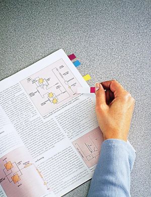 Post-it Index Smal, ft 11,9 x 43,2 mm, blister met 4 kleuren, 35 tabs per kleur, 4 + 2 blisters gratis