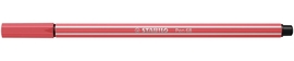 STABILO Pen 68 viltstift, rust red (roestrood)