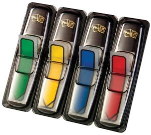 Post-it® Index Flèche jeu de 4 couleurs 