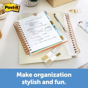 Post-it Index, Metallic Collection, ft 11,9 mm x 43,2mm, 5 x 20 stuks