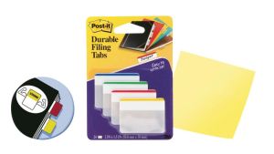Post-it Index Strong, ft 50,8 x 38 mm, set de 24 cavaliers, 4 couleurs, 6 cavaliers par couleur