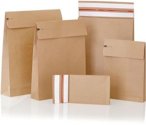 e-Green pochette &agrave; fond plat, ft 350 x 450 x 120 + 100 mm, bo&icirc;te de 200 pi&egrave;ces