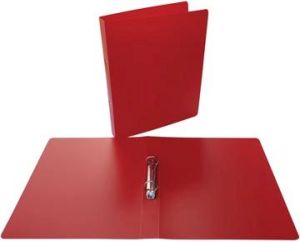 Alpha ringmap, voor ft A4, uit PP, 2 ringen van 25 mm, rood