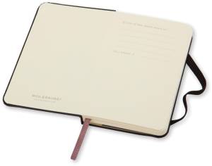 Moleskine carnet de notes, ft 9 x 14 cm, lign&eacute;, couverture solide, 192 pages, noir