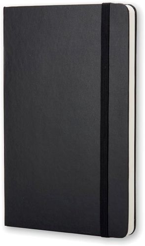 Moleskine notitieboek, ft 9 x 14 cm, effen, harde cover, 192 bladzijden, zwart