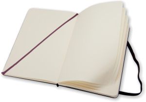 Moleskine notitieboek, ft 9 x 14 cm, effen, harde cover, 192 bladzijden, zwart