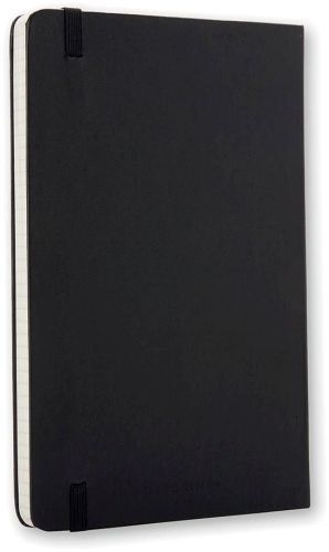 Moleskine carnet de notes, ft 13 x 21 cm, geruit, couverture solide, 240 pages, noir