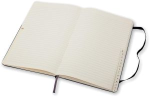 Moleskine adresboek, ft 13 x 21 cm, gelijnd, harde cover, 240 bladzijden, zwart