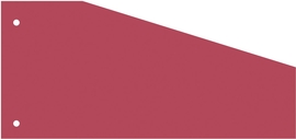 Kangaro trapezium verdeelstroken, pak van 100 stuks, rood