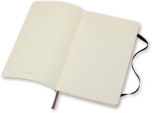 Moleskine carnet de notes, ft 9 x 14 cm, lign&eacute;, couverture flexible, 192 pages, noir