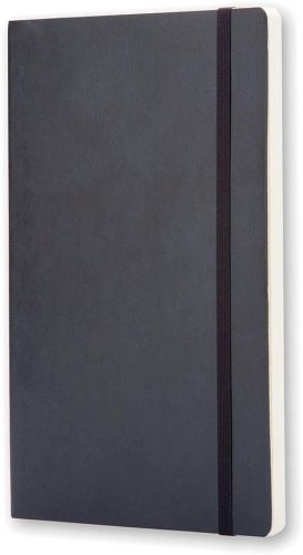 Moleskine carnet de notes, ft 9 x 14 cm, uni, couverture flexible, 192 pages, noir