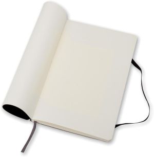 Moleskine carnet de notes, ft 9 x 14 cm, uni, couverture flexible, 192 pages, noir