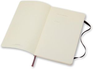 Moleskine carnet de notes, ft 13 x 21 cm, lign&eacute;, couverture flexible, 192 pages, noir