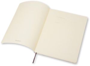 Moleskine carnet de notes, ft 19 x 25 cm, quadrill&eacute;, couverture flexible, 192 pages, noir