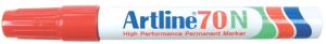 Permanent marker Artline 70N rood