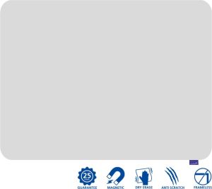 Legamaster magnetisch randloos whiteboard Essence, ft 90 x 119,5 cm