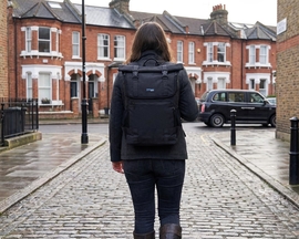 Donau Travel rugzak London, 18 l, 15,6 inch, zwart