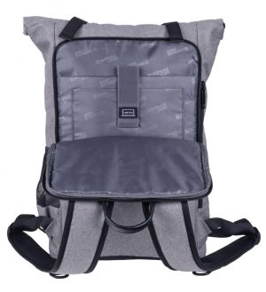 Donau Travel rugzak London, 18 l, 15,6 inch, grijs