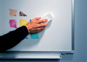 Legamaster magnetische whiteboardwisser, wit