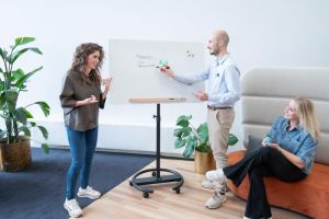 Legamaster flipover Sketch Infinite, ft 69 x 110 cm, magnetisch, mobiel