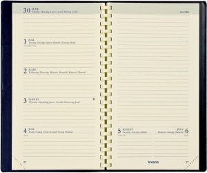 Brepols Notaplan Genova, zwart, 2026