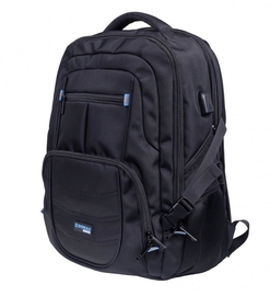 Donau Travel rugzak Amsterdam, 35 l, 17 inch, zwart