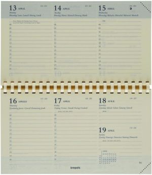 Brepols Omniplan Genova, bleu, 2026