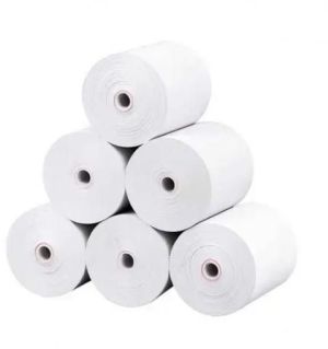 Thermorol papier, 48 g, 57 mm x 9 m, asgat 12 mm, doos van 50 rollen