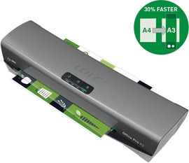 Leitz ILAM Office Pro lamineermachine, voor ft A3, grijs
