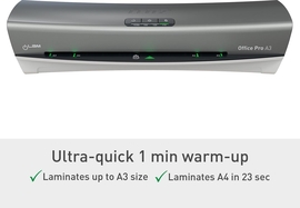 Leitz ILAM Office Pro lamineermachine, voor ft A3, grijs