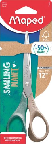 Maped Smiling Planet schaar Shape, 16 cm