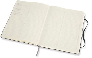 Moleskine carnet de notes professional, ft 19 x 25 cm, lign&eacute;, couverture solide, 189 pages, noir