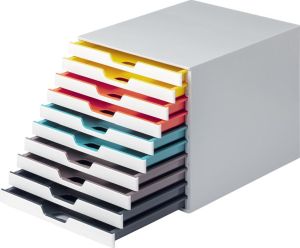 Durable Ladeblok Varicolor, 10 laden, wit meubel