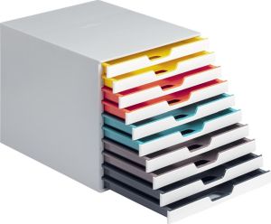 Durable Ladeblok Varicolor, 10 laden, wit meubel
