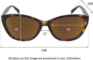 Silac Sol zonnebril Tom Brown, bruin