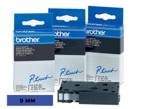 Brother ruban P-Touch TC-591 9mm noir su