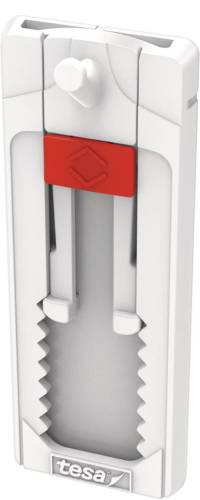 Tesa clou adh&eacute;sive pour carrelage et m&eacute;tal, r&eacute;glable, supporte 3 kg, blister de 2 pi&egrave;ces