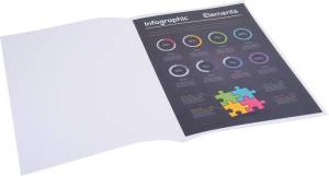 Exacompta Rock's 80 dossiermap, ft 22 x 31 cm, pak van 100 stuks, wit