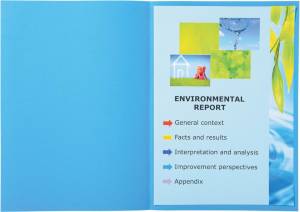 Exacompta Rock's 80 dossiermap, ft 22 x 31 cm, pak van 100, turkoois