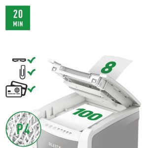 Leitz IQ Autofeed small office 100 papiervernietiger P4