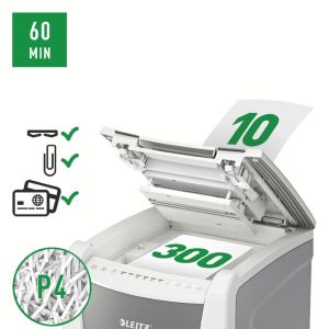 Leitz IQ Autofeed office 300 papiervernietiger P4