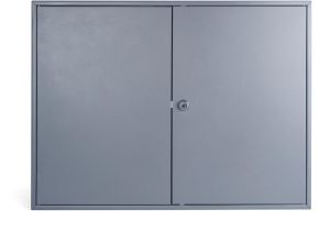 Sleutelkast, voor 300 sleutelhangers, ft 14 x 54 x 72 cm, donkergrijs
