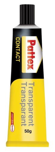 Pattex contactlijm Transparant, tube van 50 g, op blister