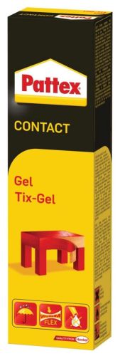 Pattex contactlijm Tix-Gel, tube van 125 g, op blister