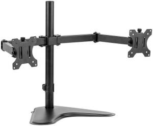 Fellowes Seasa  bras &eacute;cran, sur pied, pour 2 &eacute;crans, horizontal