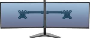 Fellowes Seasa  bras &eacute;cran, sur pied, pour 2 &eacute;crans, horizontal
