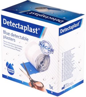 Detectaplast Universal pleister, ft 6 cm x 5 m, op rol