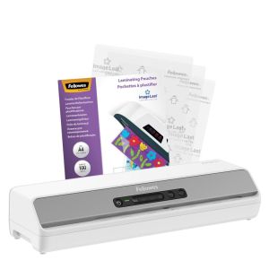 Fellowes lamineermachine Amaris voor ft A3 + Bonus Pack van 100 lamineerhoezen (A4, 80 micron)