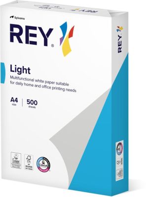 Rey Light papier d'impression ft A4, 75 g, paquet de 500 feuilles